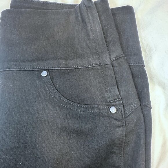Spanx High Rise Side Zip Alexia Stretch Skinny Jeans Indigo - Large (10-12) - Picture 15 of 15